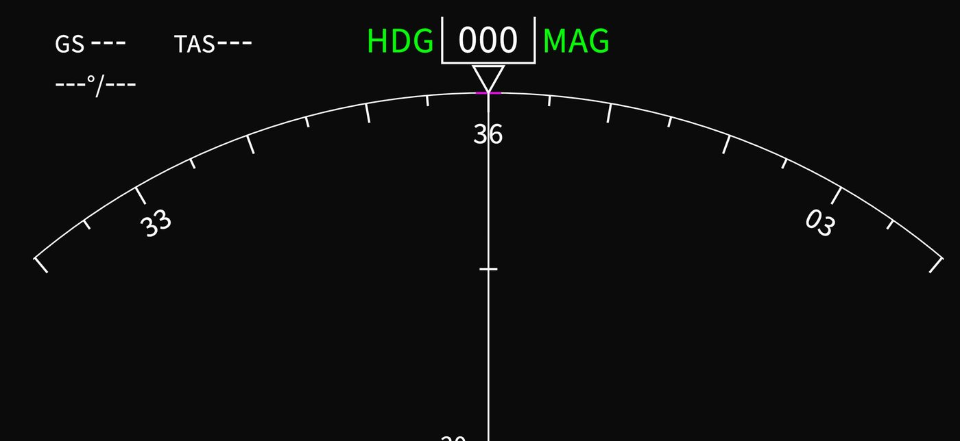 B777 FMS Trainer — navigation display